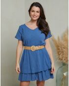 Robe Chrislyne indigo