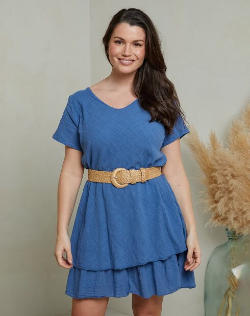 Robe Chrislyne indigo