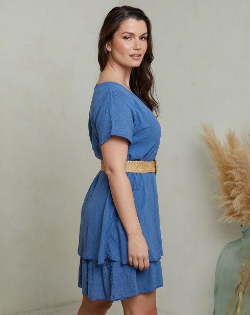 Robe Chrislyne indigo