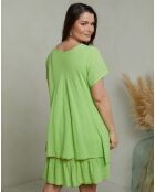 Robe Chrislyne vert anis