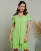 Robe Chrislyne vert anis