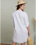 Robe Chemise Hombeline blanche