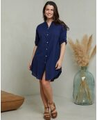 Robe Chemise Hombeline marine