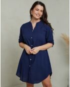 Robe Chemise Hombeline marine