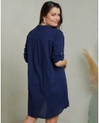 Robe Chemise Hombeline marine
