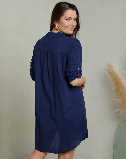 Robe Chemise Hombeline marine