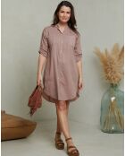 Robe Chemise Hombeline taupe