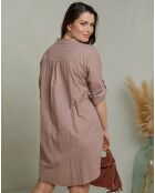 Robe Chemise Hombeline taupe