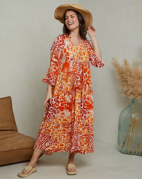 Robe Tayna orange