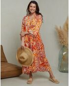 Robe Tayna orange