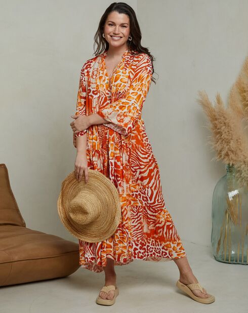 Robe Tayna orange