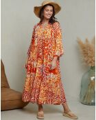 Robe Tayna orange