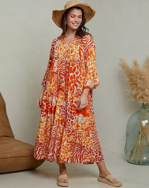 Robe Tayna orange