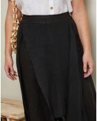 Pantalon 100% Lin Adenise noir