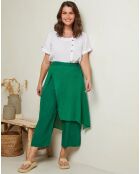 Pantalon 100% Lin Adenise vert