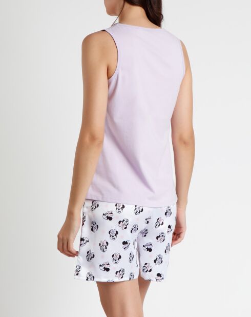 Canotta e pantaloncini viola Kassandra Pijamas