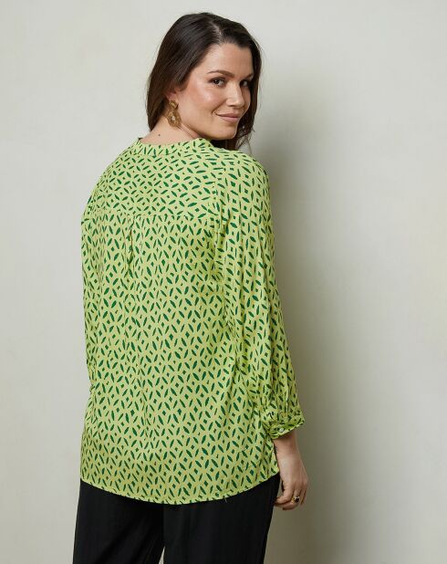 Apfelgrünes Hemd Delphina