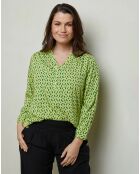 Chemise Delphina vert pomme