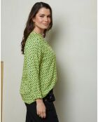 Chemise Delphina vert pomme
