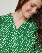 Chemise Delphina verte