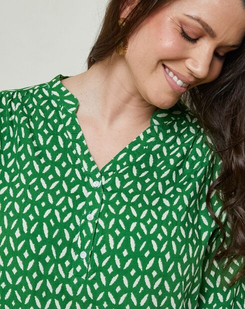 Chemise Delphina verte