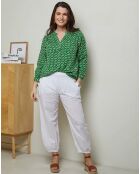 Chemise Delphina verte