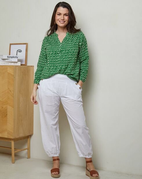 Chemise Delphina verte