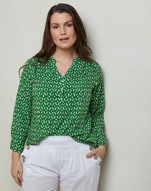 Chemise Delphina verte