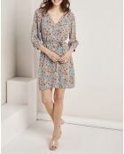Robe Budapest imprimée bleue
