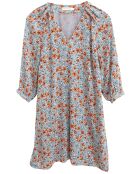 Robe Budapest imprimée bleue