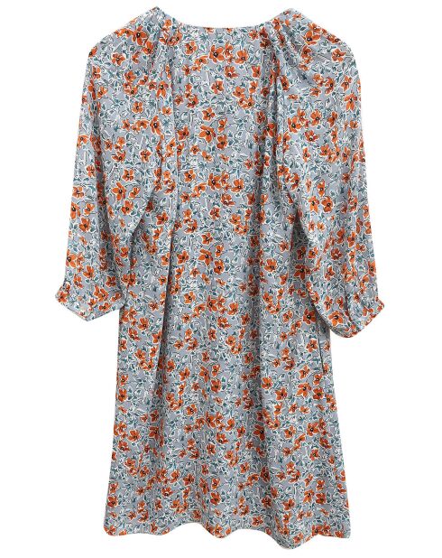 Robe Budapest imprimée bleue