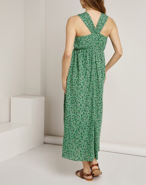 Robe Lucie imprimée verte