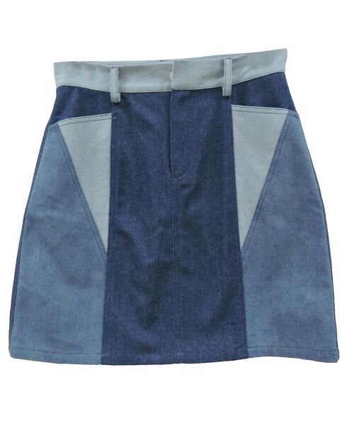 Jupe en jean Mya bleue