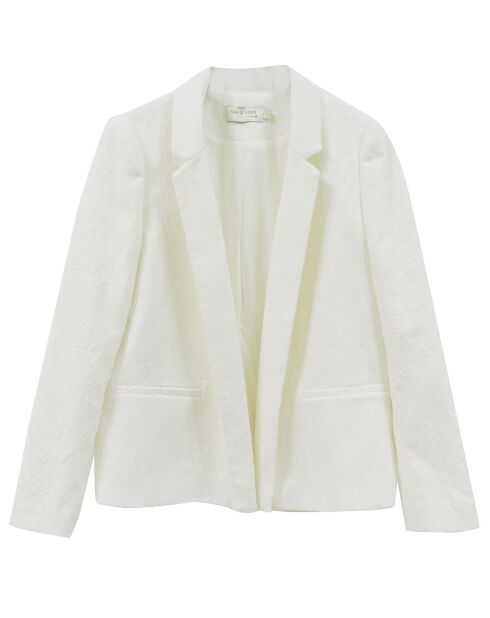 Giacca bianca testurizzata Maya