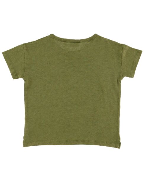 T-Shirt 100% Lin Tellane matcha
