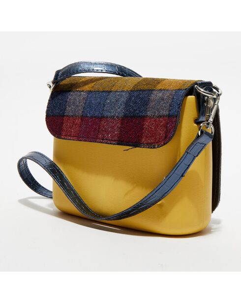 Sac bandoulière Pocket  jaune curry - 19x7x12.5 cm