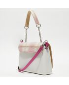 Sac bandoulière Glam crème - 27x8x19 cm