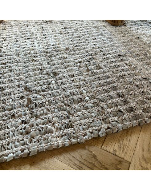 Tappeto Altay multicolor in juta e cotone - 90x15 cm