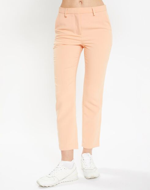 Pantalon à pinces court Mini rose clair