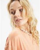 T-Shirt en Coton stretch Arold orange clair