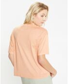 T-Shirt en Coton stretch Arold orange clair