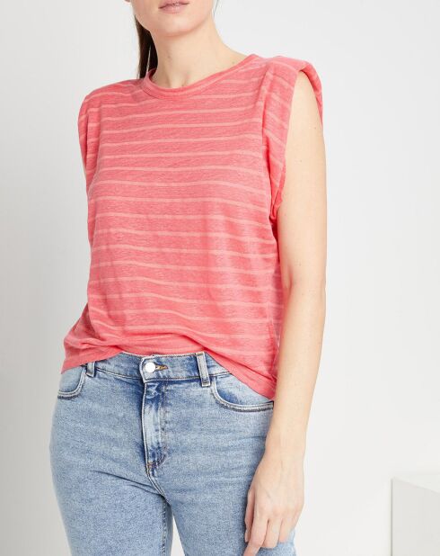 Top Coco Tulip aus Leinen und Baumwolle