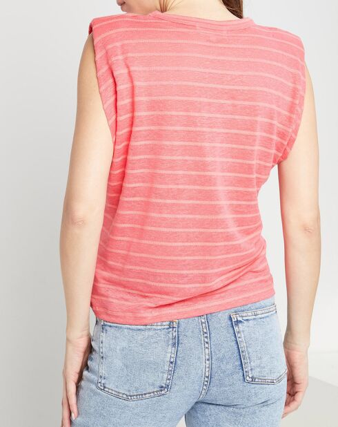 Top Coco Tulip aus Leinen und Baumwolle