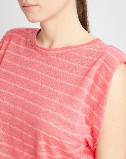 Top Coco Tulip aus Leinen und Baumwolle