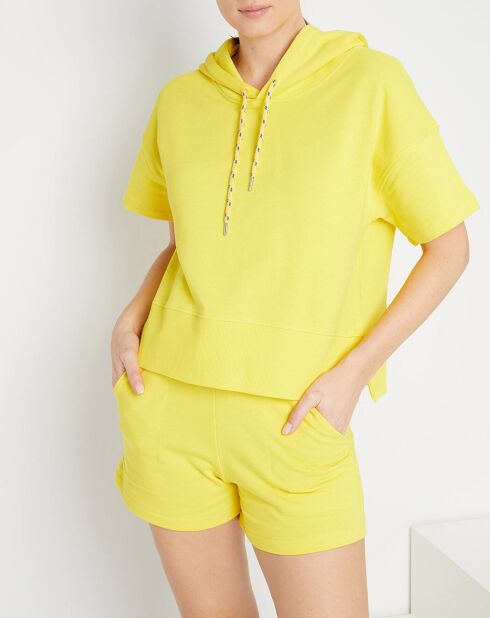 Pantalones cortos de forro polar Sarah Sunflower