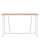 Bureau Lissa chêne/blanc - 120x50x72 cm