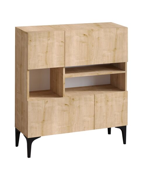 Console Krista chêne - 100x35x125 cm
