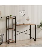 Bureau Home pin/noir - 45x120x108 cm