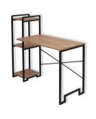 Bureau Home pin/noir - 45x120x108 cm