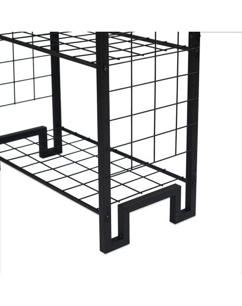 Bibliothèque Kane noire - 30x60x156 cm
